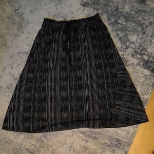 Athleta | Charcoal and Light Gray A-Line Skirt